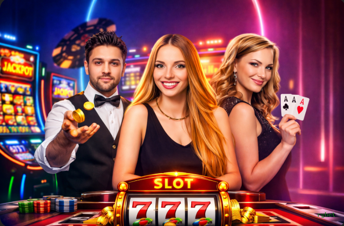 Imagem promocional do cassino online da rgbet mostrando jogos ao vivo